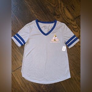 NWT Disney 50th Minnie Mouse V-Neck Shirt Women’s size S